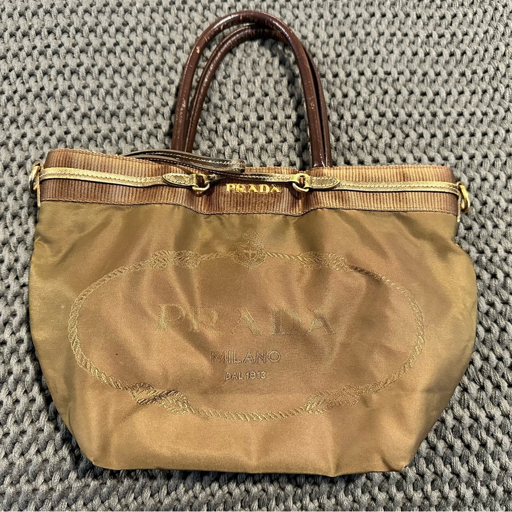 Authentic Prada Small Nylon Handbag - image 2